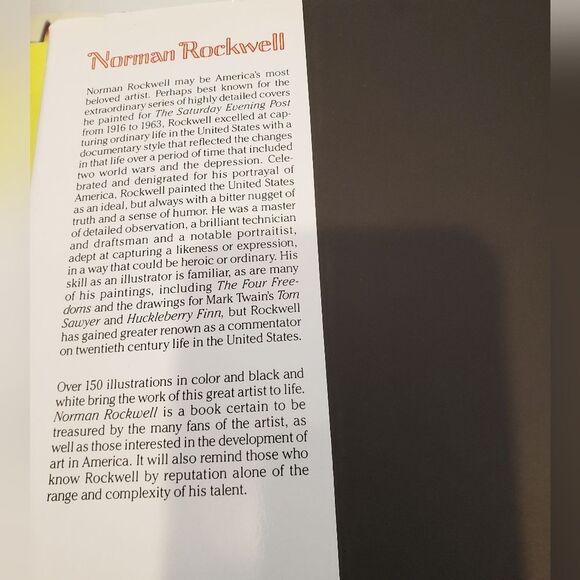 Norman Rockwell Art Book by Elizabeth Montgomery Hardback - Picture 2 of 8